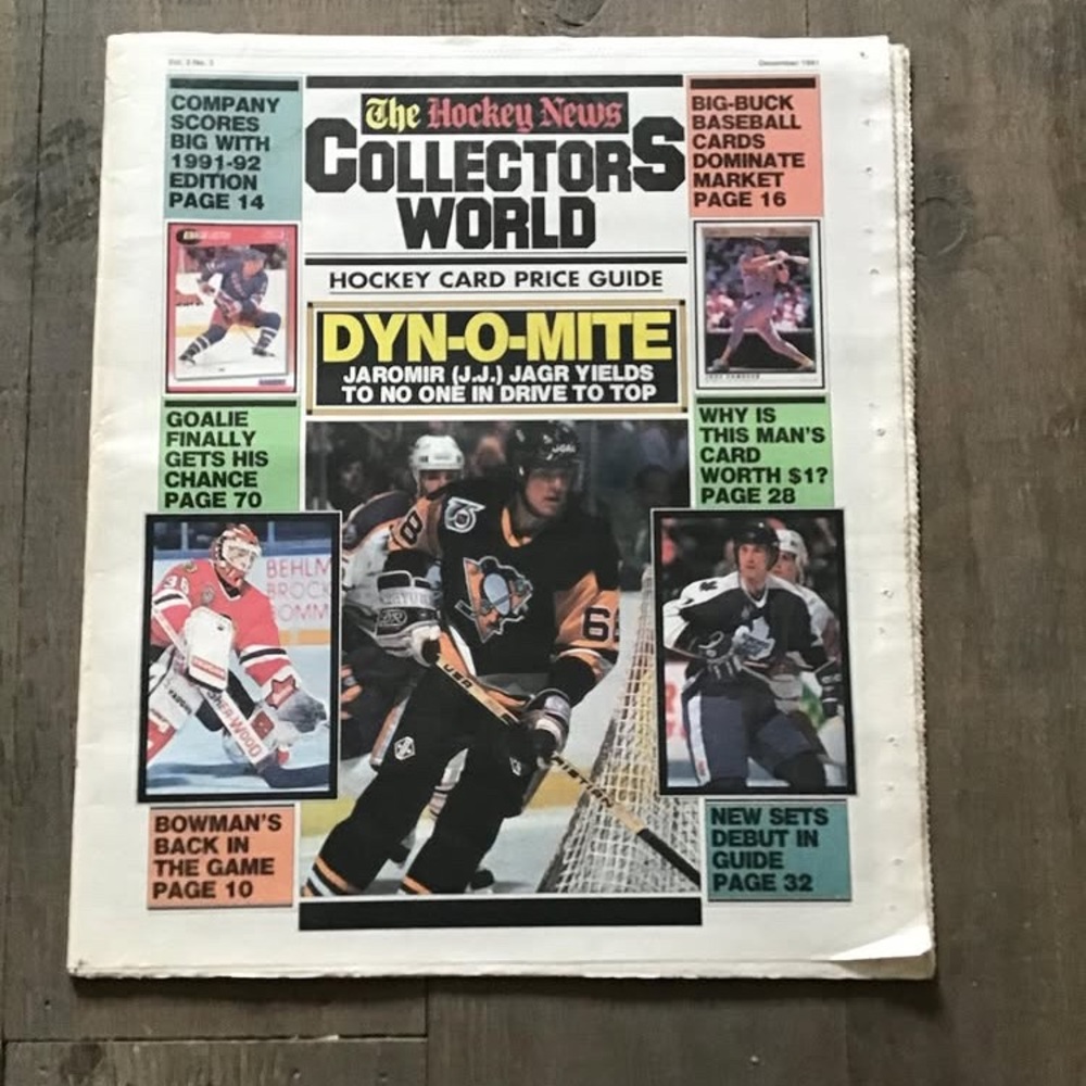 1991 The Hockey N E W S newspaper